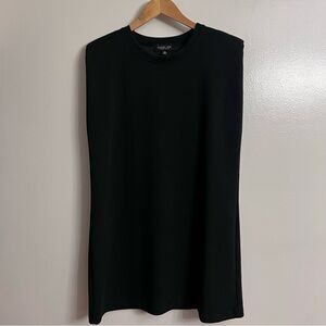 Black Sleeveless shift dress